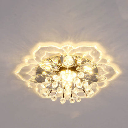 Vibrant Flower Pattern LED Ceiling Light