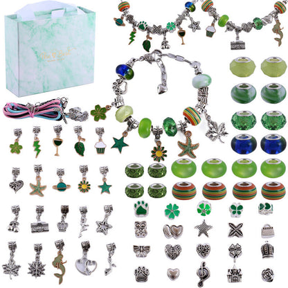 Fun Bead Jewelry Making Kit For Kids With Sparkly Gems