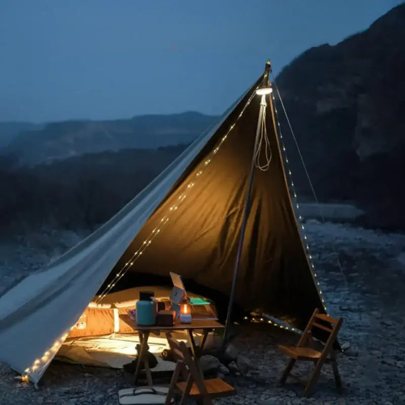 Portable 4-in-1 LED Outdoor Light Set