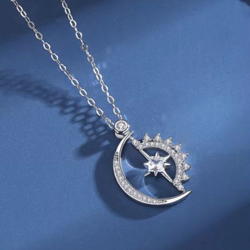 Celestial Night Sky Pendant Necklace - Luxicro