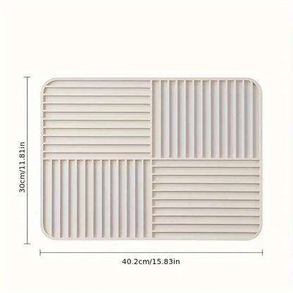 Textured Collapsible Kitchen Drying Mat