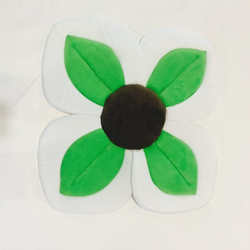 Cushy Flower Baby Bath Mat - Anti Slip Shower Pad