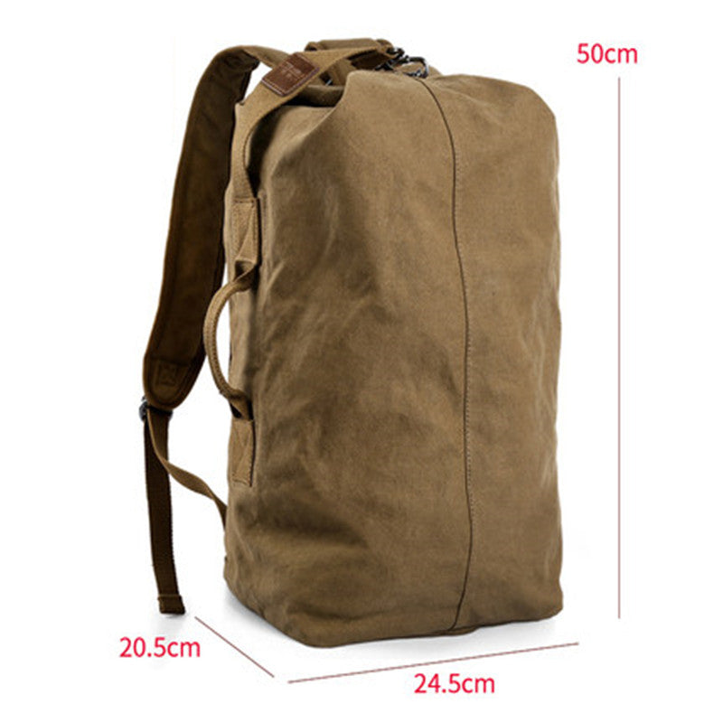 Extra Large Durable Canvas Travel Backpack - Luxicro
