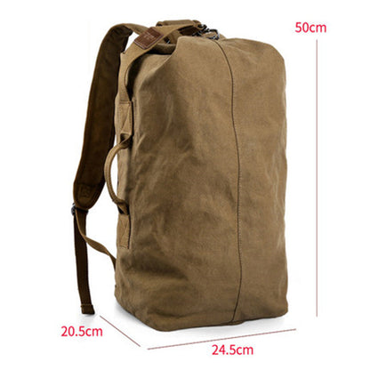 Extra Large Durable Canvas Travel Backpack - Luxicro