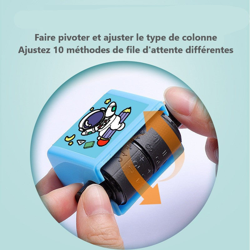Colorful Learning Stamp Roller Tool