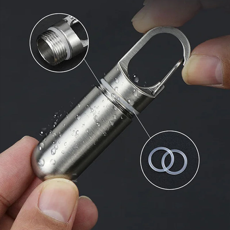 Travel Medication Box Stainless Steel Case