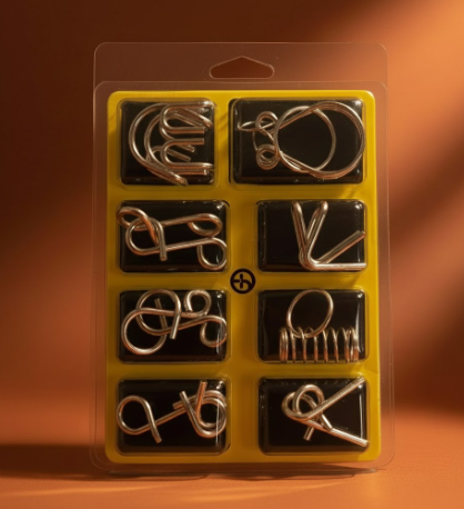 Brain Teaser Metal Puzzle Toy for Kids