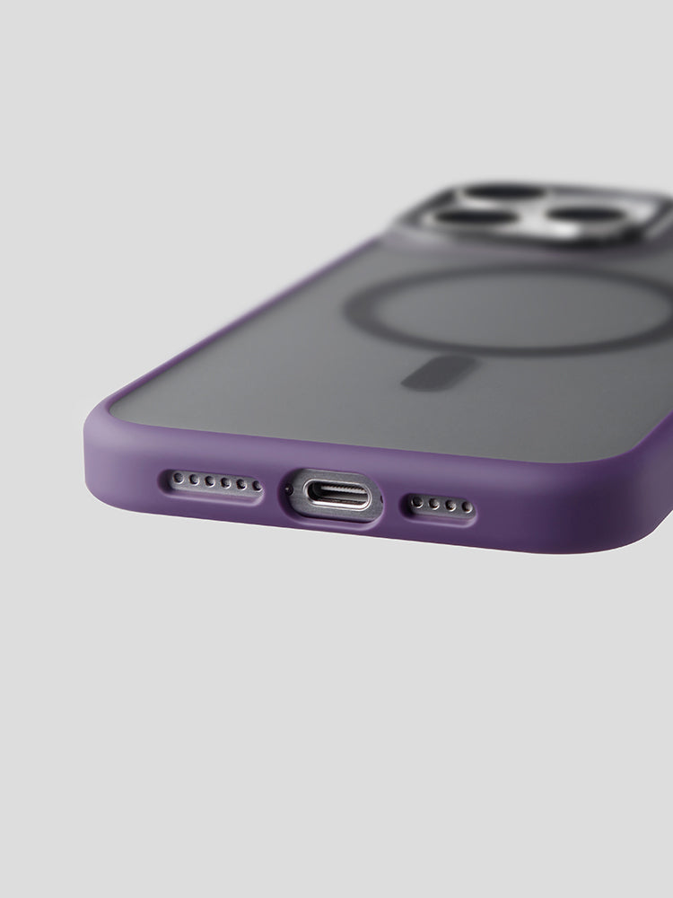 Soft Touch Clear iPhone Case with MagSafe Compatibility