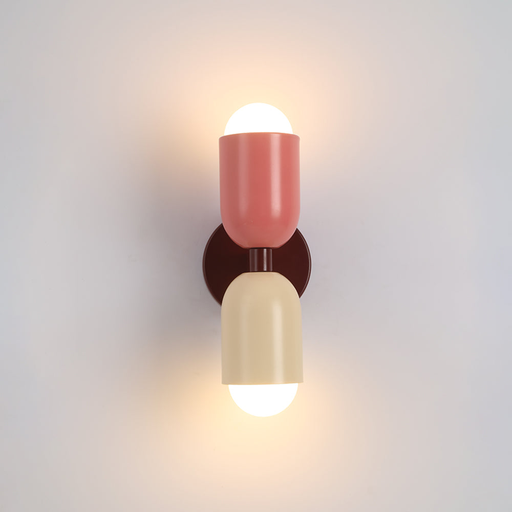 Colorful Metal LED Wall Lamp for Contemporary Homes