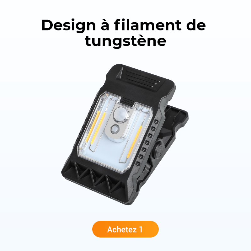 Bright Solar Powered Clamp Light