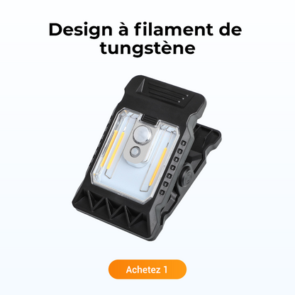 Bright Solar Powered Clamp Light