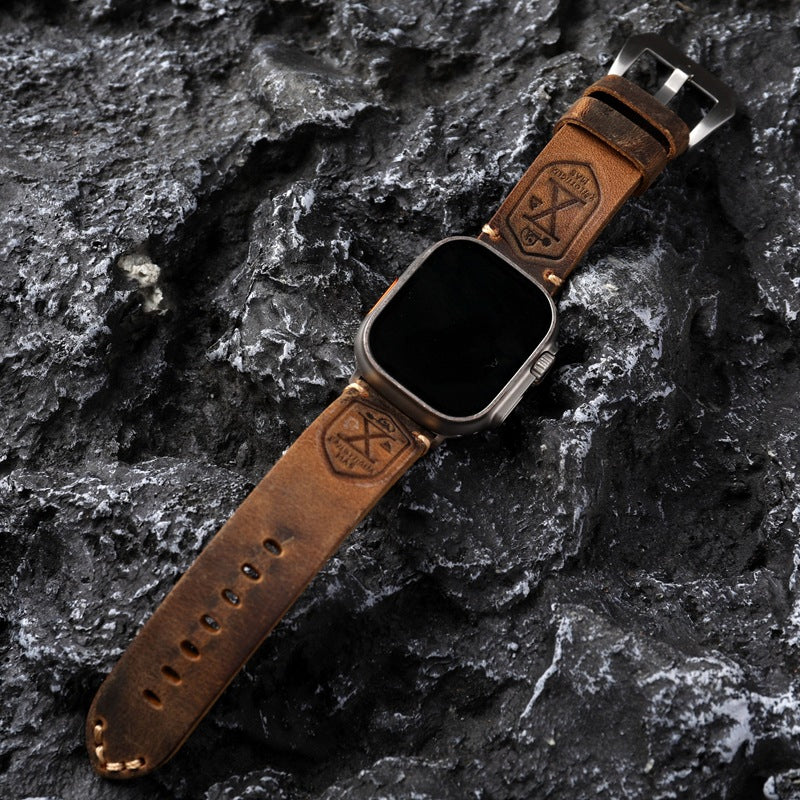 Authentic Premium Apple Watch Leather Band