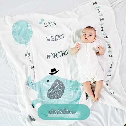 Cozy Infant Blanket and Breathable Swaddle Cloth
