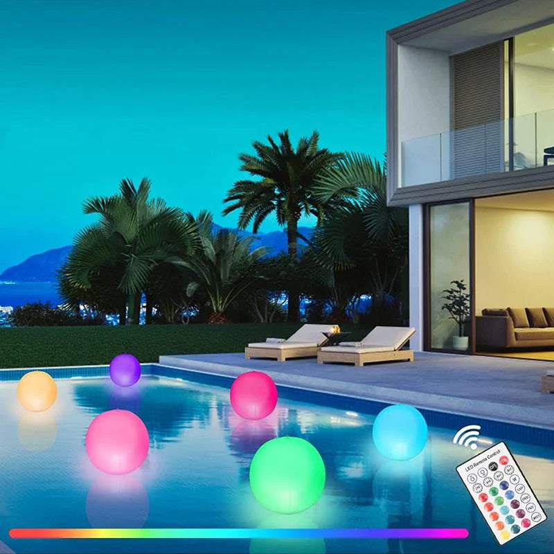 Colorful LED Water Globe Lamp