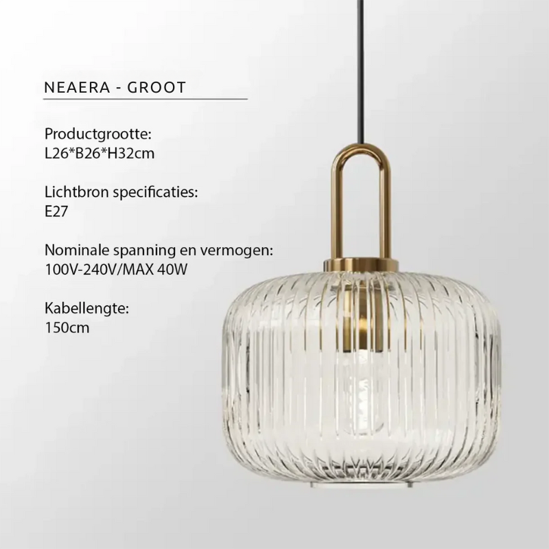Elegant Pendant Glass Lamp