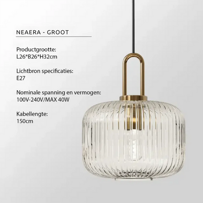 Elegant Pendant Glass Lamp