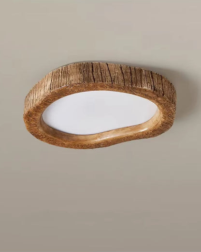 Vintage Wood Pendant Light Fixture