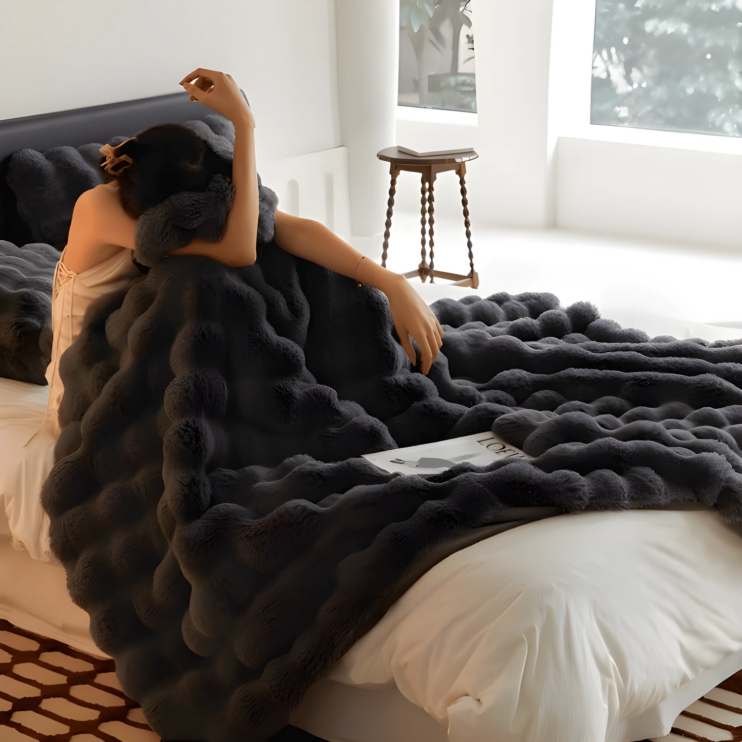 Supremely Soft Cozy Throw Blanket for Warmth
