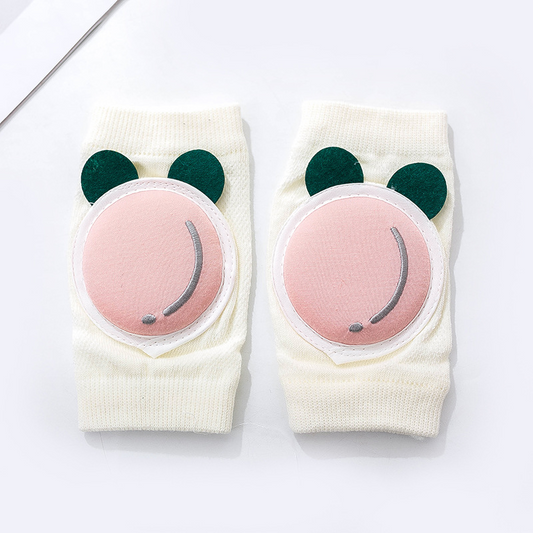 Cushioned Infant Knee Protectors for Crawling with Grip - Luxicro