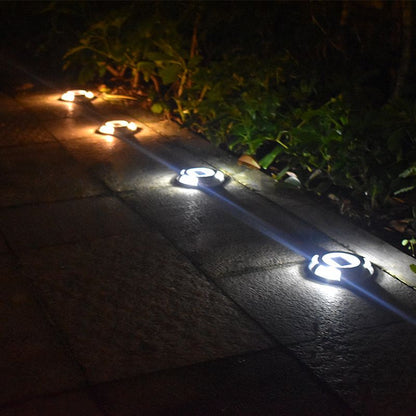 4 Pack Solar Powered Garden Path Lights
