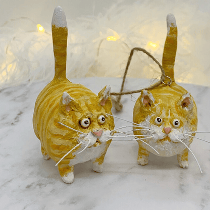 Custom Made Kitty Xmas Tree Decoration
