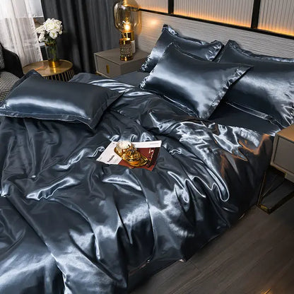 Luxurious Silk Feel Duvet Cover