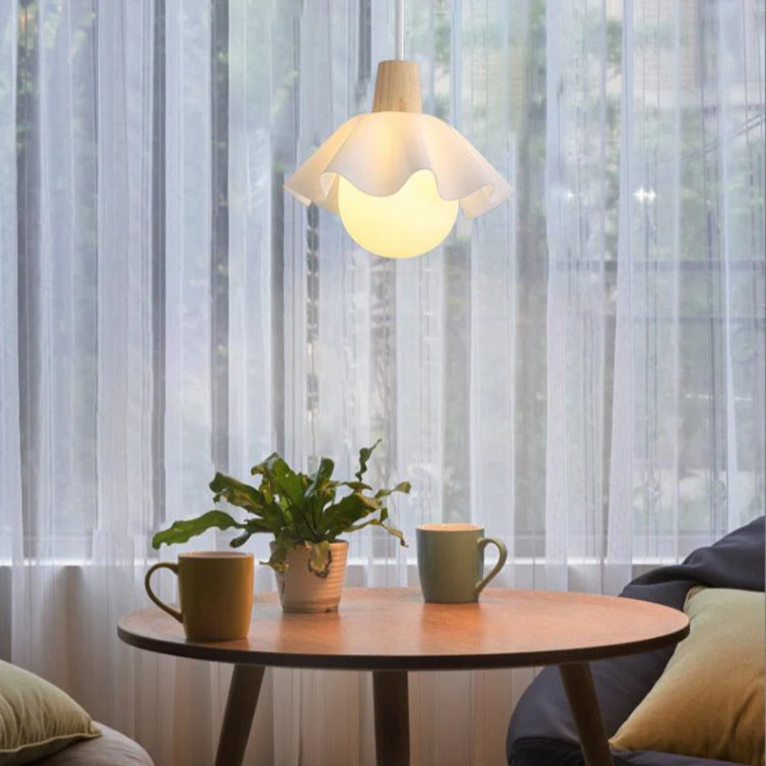 Delicate Flower Pendant Light