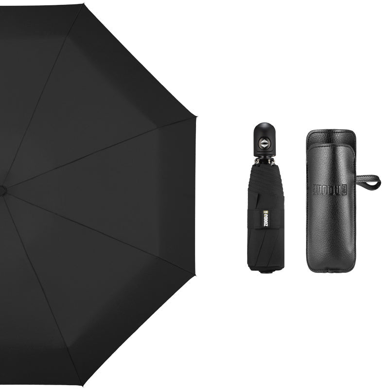 Compact Automatic Windproof Umbrella with Ergo Grip - Luxicro