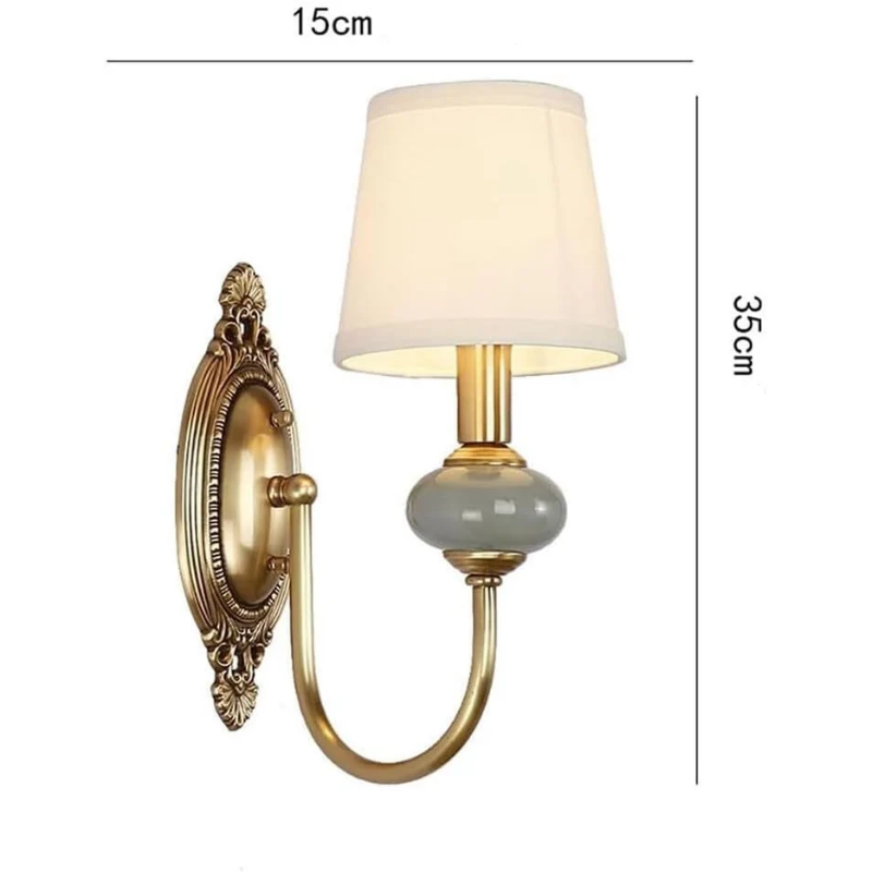 Vintage Rustic Metal Wall Lamp