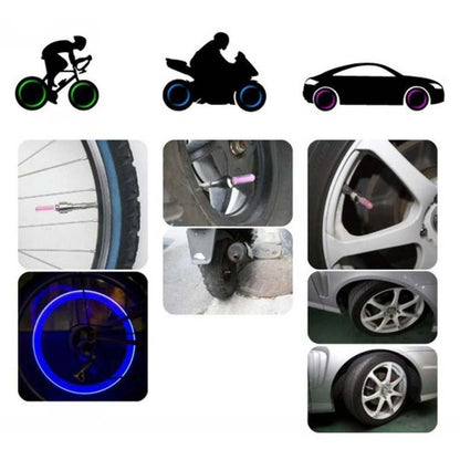 Bright LED Wheel Valve Caps (2 Pack)