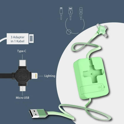 Compact Portable Charging Cord Manager