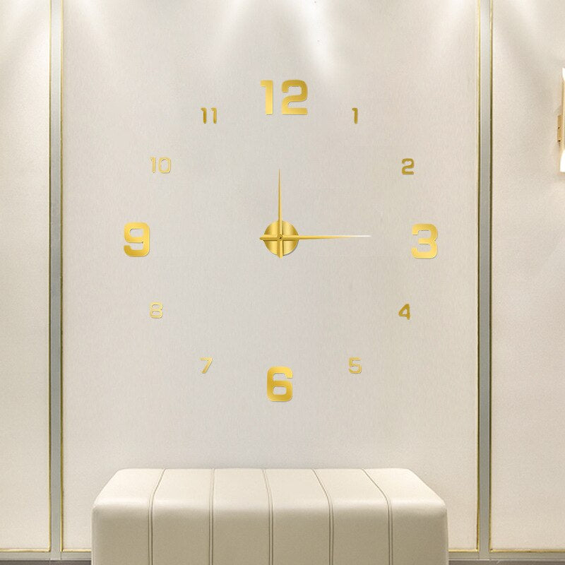 Unique Modern Quartz Wall Clock Elegant Home Decor