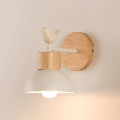 Country Style Wood Wall Lamp