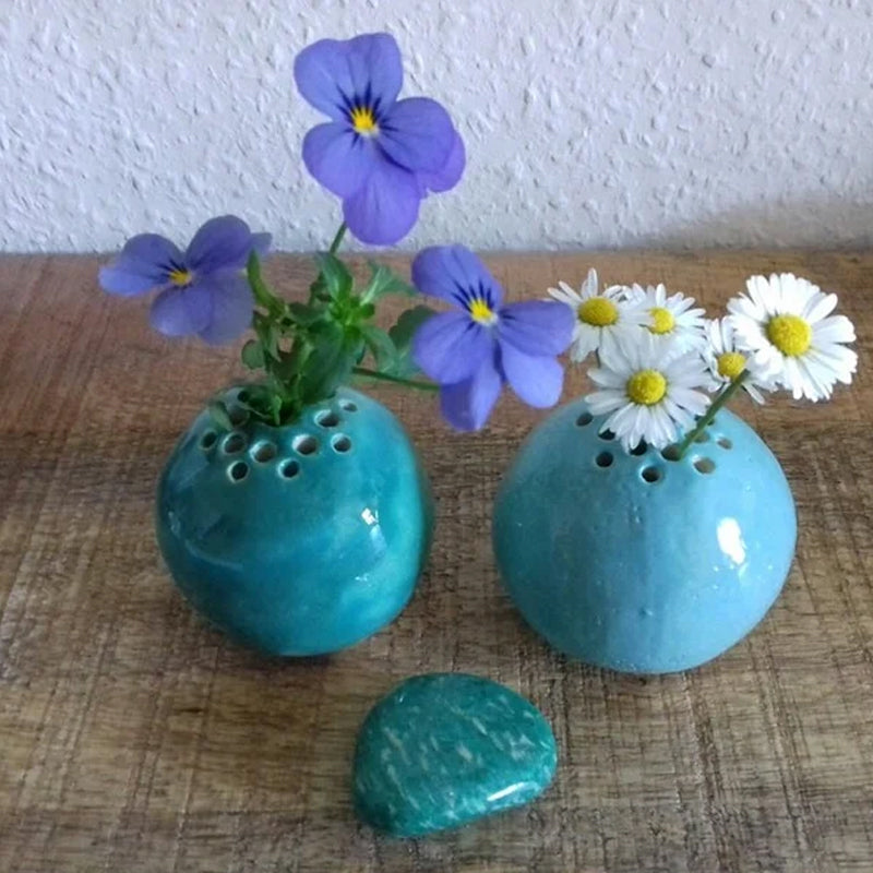 Unique Handmade Perforated Vase Table Decor