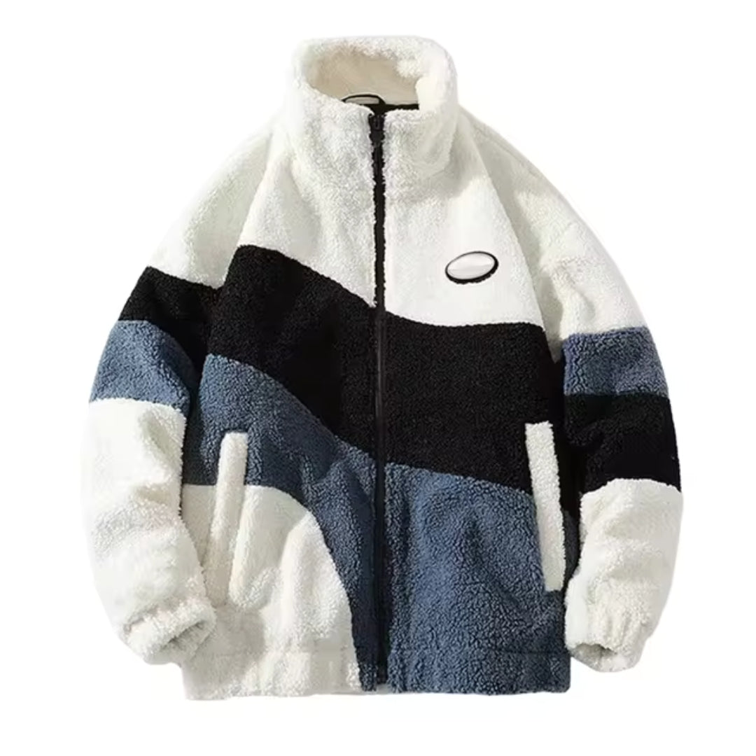 Cozy Mens Fleece Bomber Winter Jacket