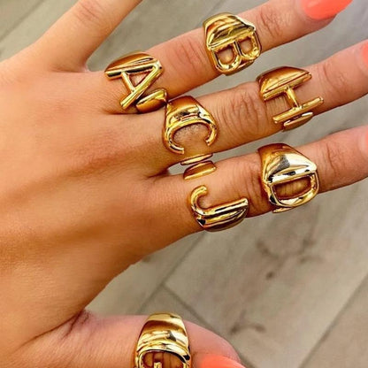 Personalized Initial Alphabet Ring