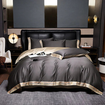 Soft Embroidered Cotton Bed Sheet Set