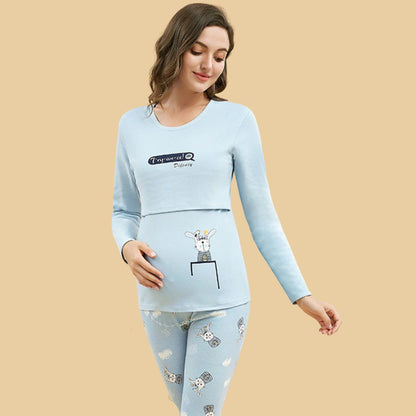 Cozy Maternity Night Dress for Lounging