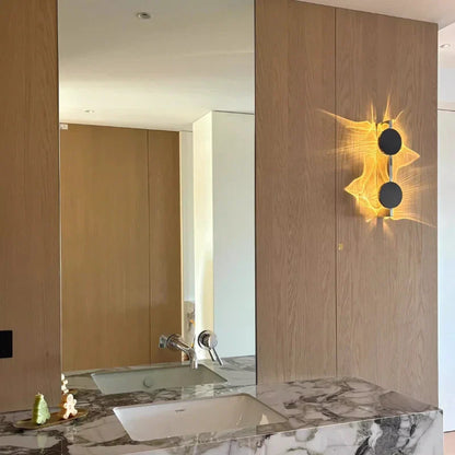 Elegant Wave Wall Light