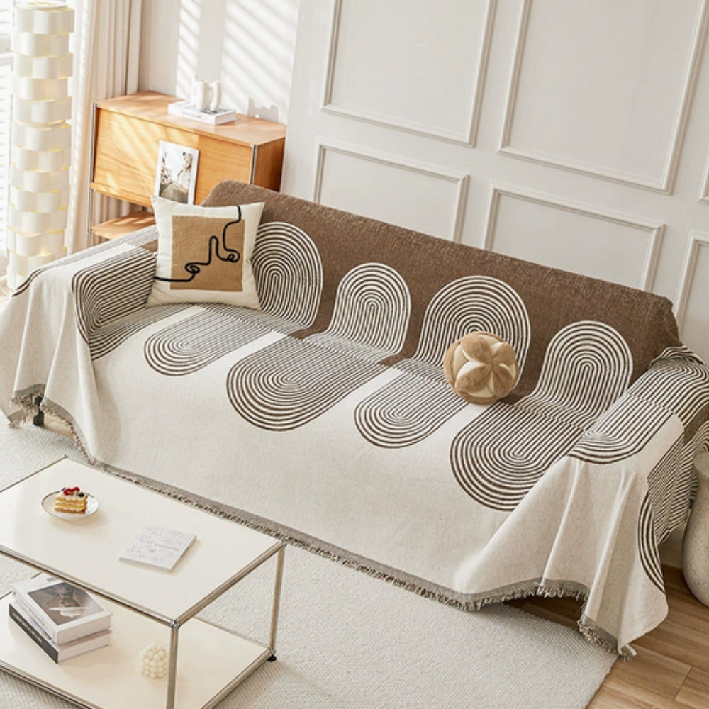 Plush Chenille Couch Slipcover