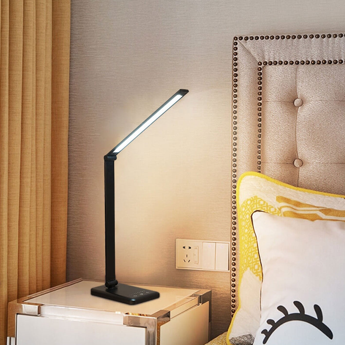 Slim Space Saving Dimmable Desk Lamp