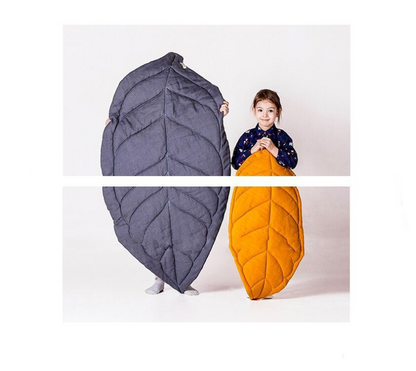 Cute Baby Playmat - Soft Leaf Design