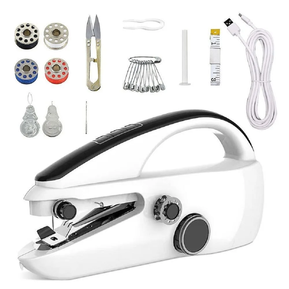 Compact Portable Sewing Machine for DIY Crafts - Luxicro