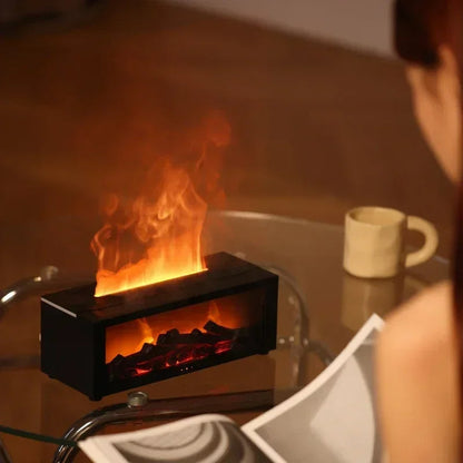 Cozy Electric Flame Fireplace Room Air Diffuser