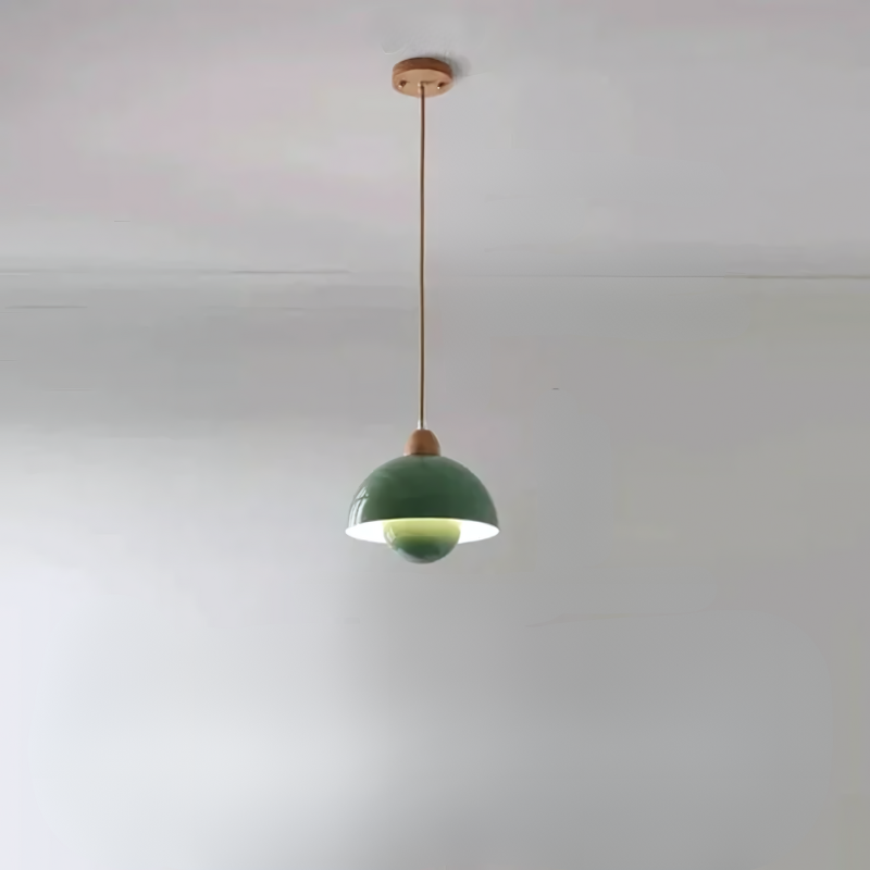 Farmhouse Wooden Pendant Light for Warm Home Decor