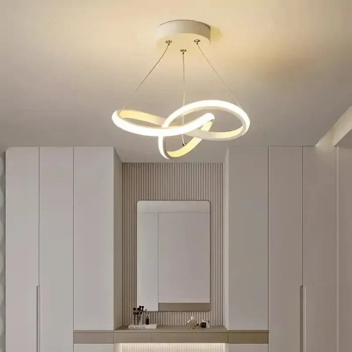 Modern Wave LED Ceiling Lamp - Luxicro