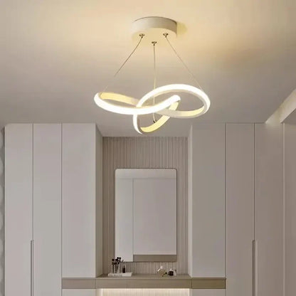 Modern Wave LED Ceiling Lamp - Luxicro