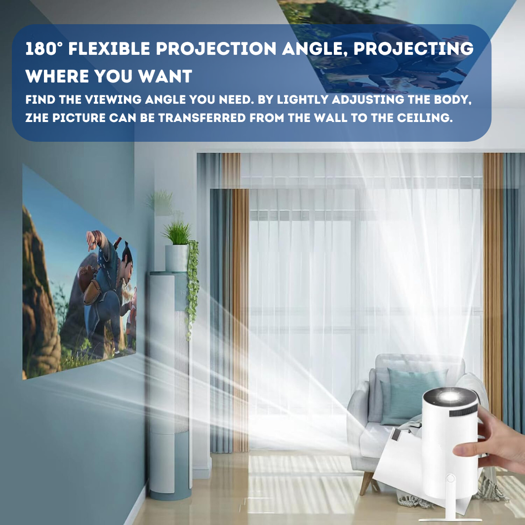 Compact 4K LED Home Theater Projector