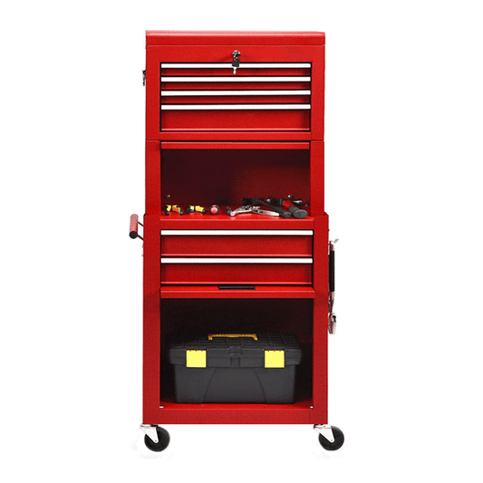 Big Rolling Toolbox Cabinet w/ Storage Drawers - Luxicro