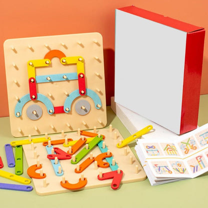 Learning Wood Shape Sorter Toy